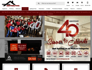 centraldistributing.com screenshot