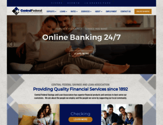 centralfederalsavings.com screenshot