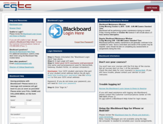 centralgatech.blackboard.com screenshot