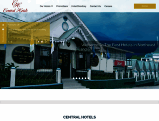 centralhotels.in screenshot