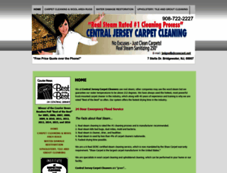 centraljerseycarpetcleaner.com screenshot