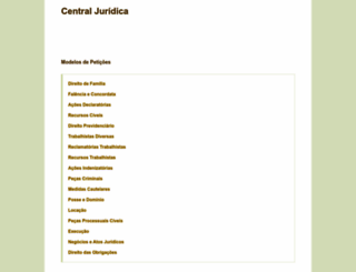 centraljuridica.com screenshot