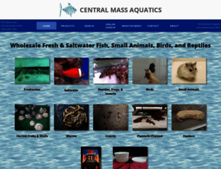 centralmassaquatics.com screenshot
