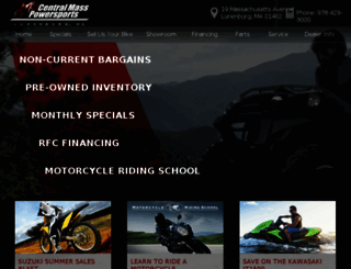 centralmasspowersports.com screenshot