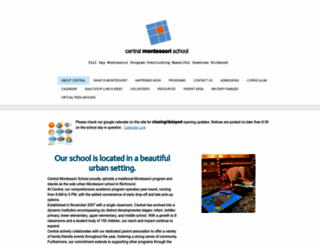 centralmontessori.com screenshot