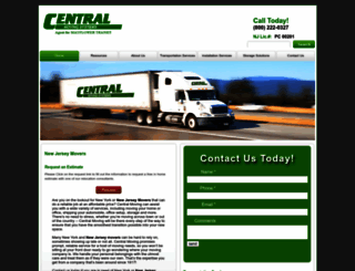 centralmoving.com screenshot