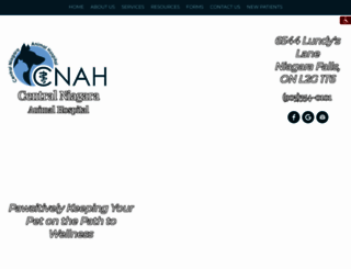 centralniagaraanimalhospital.com screenshot