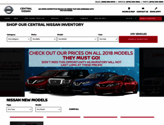 centralnissan.net screenshot