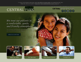 centralparkdental.com screenshot