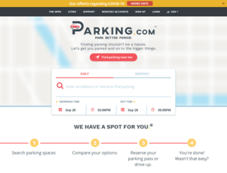 centralparking.com screenshot