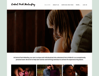 centralparkmidwifery.com screenshot