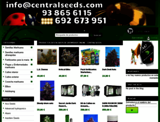 centralseeds.com screenshot