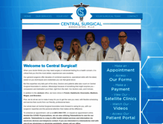 centralsurgicalassociates.com screenshot