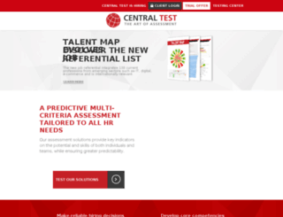 centraltest.co.uk screenshot