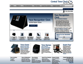 centraltimeclock.com screenshot