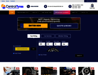 centraltyreswalsall.co.uk screenshot