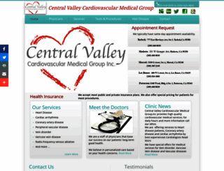 centralvalleycardiovascular.com screenshot