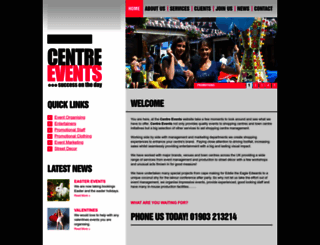 centre-events.co.uk screenshot