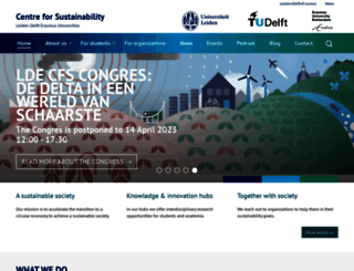 centre-for-sustainability.nl screenshot