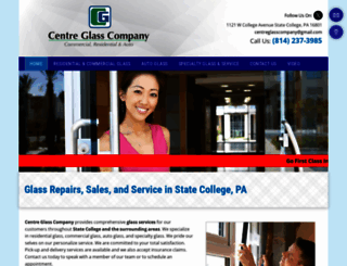 centre-glass.com screenshot