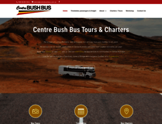 centrebushbus.com.au screenshot