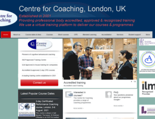 centreforcoaching.com screenshot