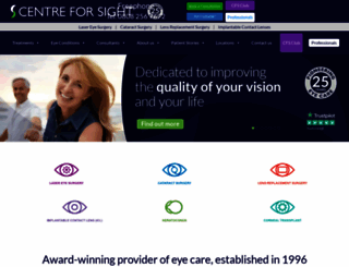 centreforsight.com screenshot