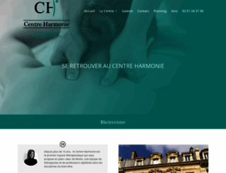 centreharmoniereims.fr screenshot