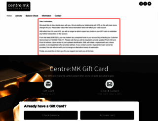 centremk.flex-e-card.com screenshot