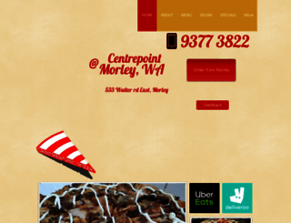 centrepointpizza.com.au screenshot