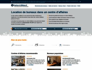centres-d-affaires.fr screenshot