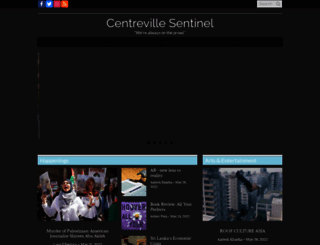 centrevillesentinel.com screenshot