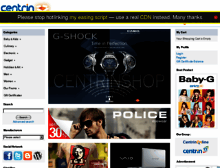 centrinshop.com screenshot