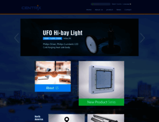 centrix-ecolighting.com screenshot