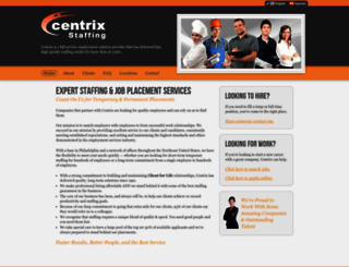 centrixstaffing.com screenshot