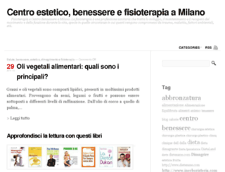 centro-benessere-milano.info screenshot