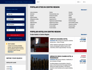 centro-portugal-hotels.com screenshot