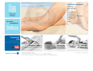 centrodeesteticalilas.com screenshot