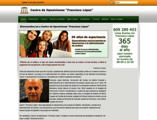 centrofranciscolopez.com screenshot