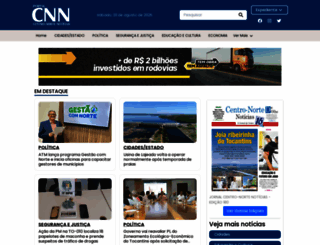 centronortenoticias.com.br screenshot