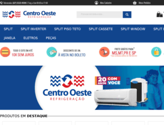 centrooesterefrigeracao.com.br screenshot