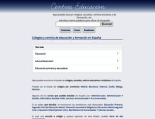 centroseducacion.com screenshot