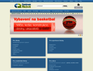 centrum-aktivit.cz screenshot