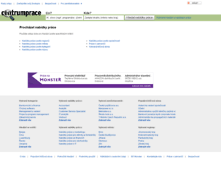 centrumprace.cz screenshot