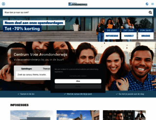 centrumvooravondonderwijs.be screenshot