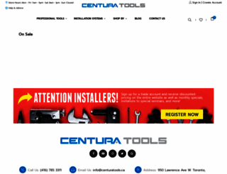 centuratools.ca screenshot