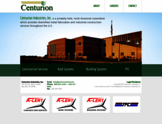 centurionind.com screenshot