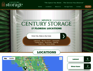 century-storage.com screenshot