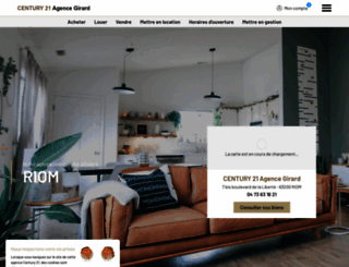 century21agencegirard-riom.com screenshot