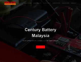 centurybatterymalaysia.com screenshot